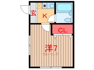 千葉ハイツの物件間取画像